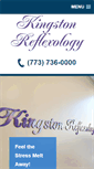 Mobile Screenshot of kingstonreflexology.com